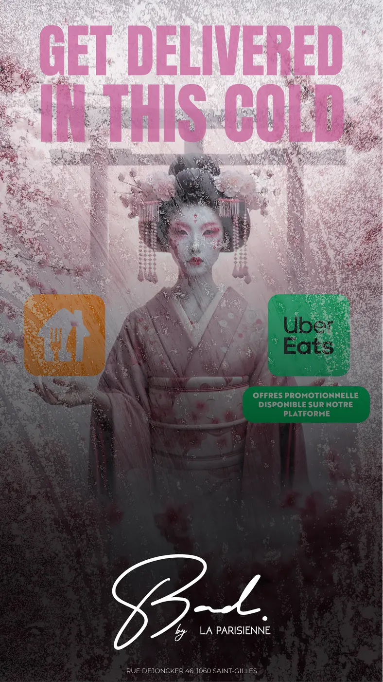 Flyer promotionnel livraison Uber Eats