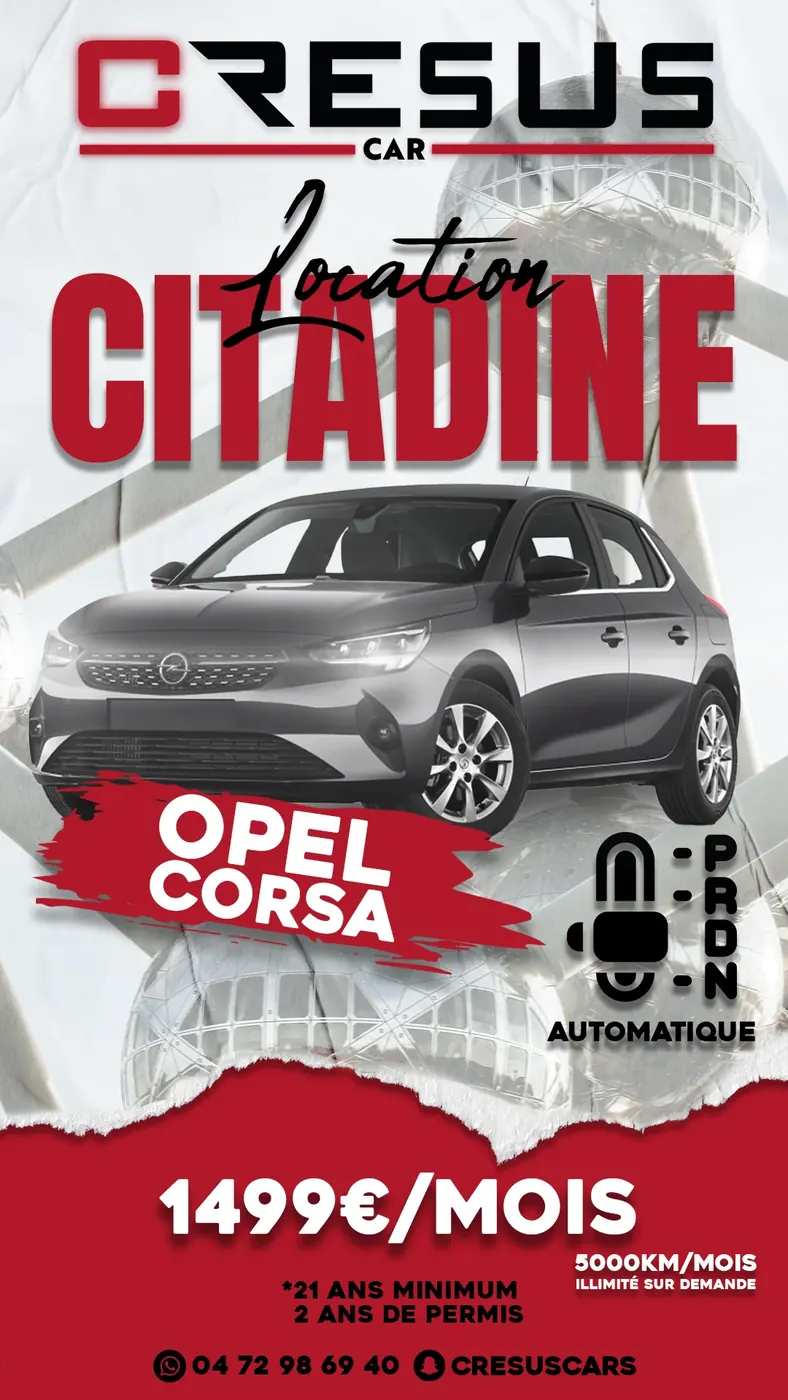 Crésus Car - Visuel design 2