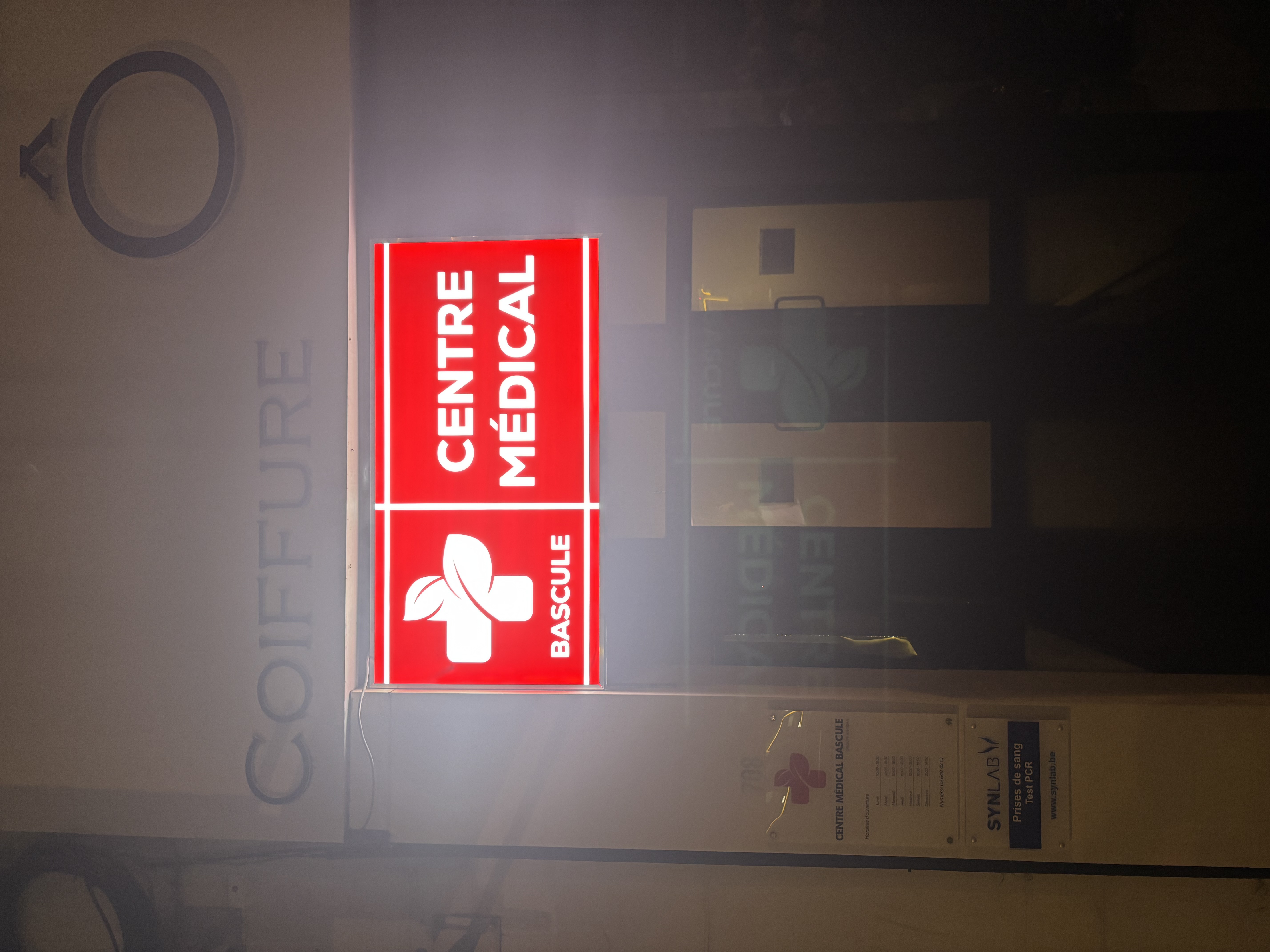 Enseigne Centre Médical Bascule