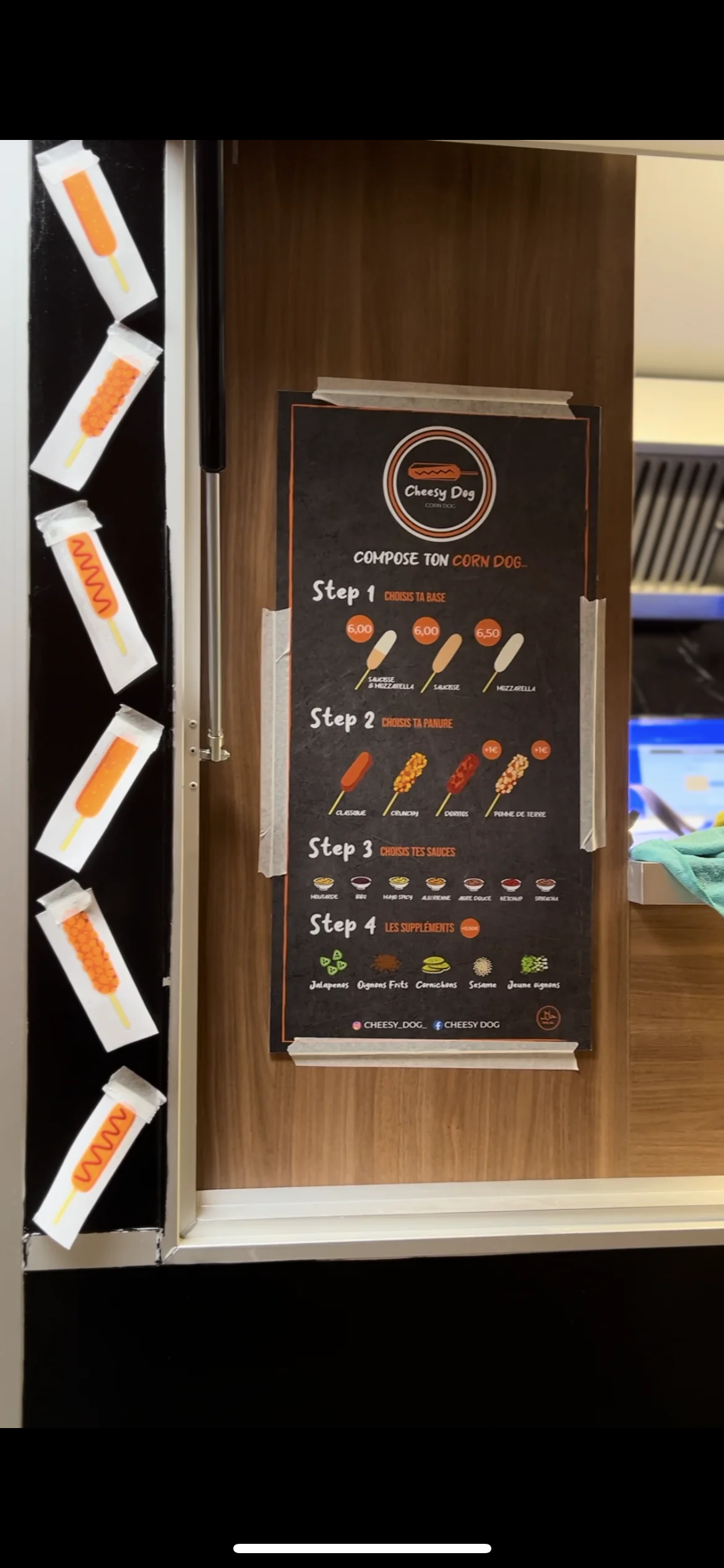 Cheesy Dog - Présentation vitrine 2