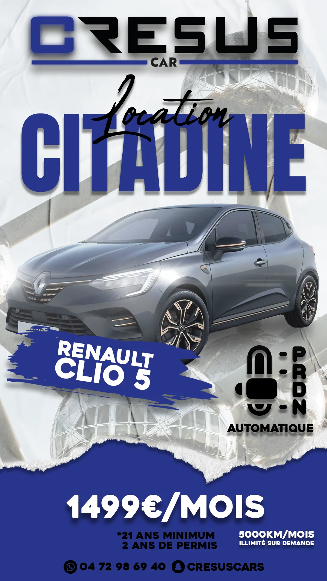 Crésus Car - Visuel design 1