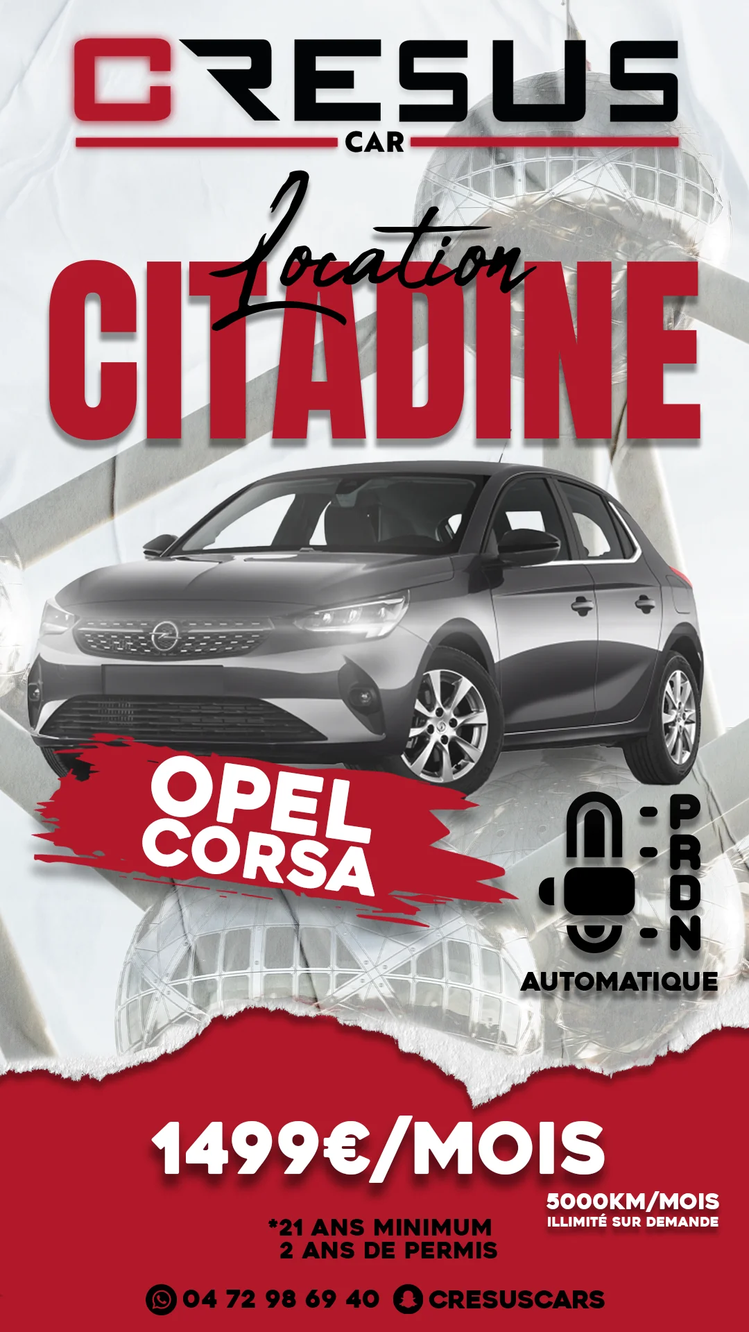 Crésus Car - Visuel design 2