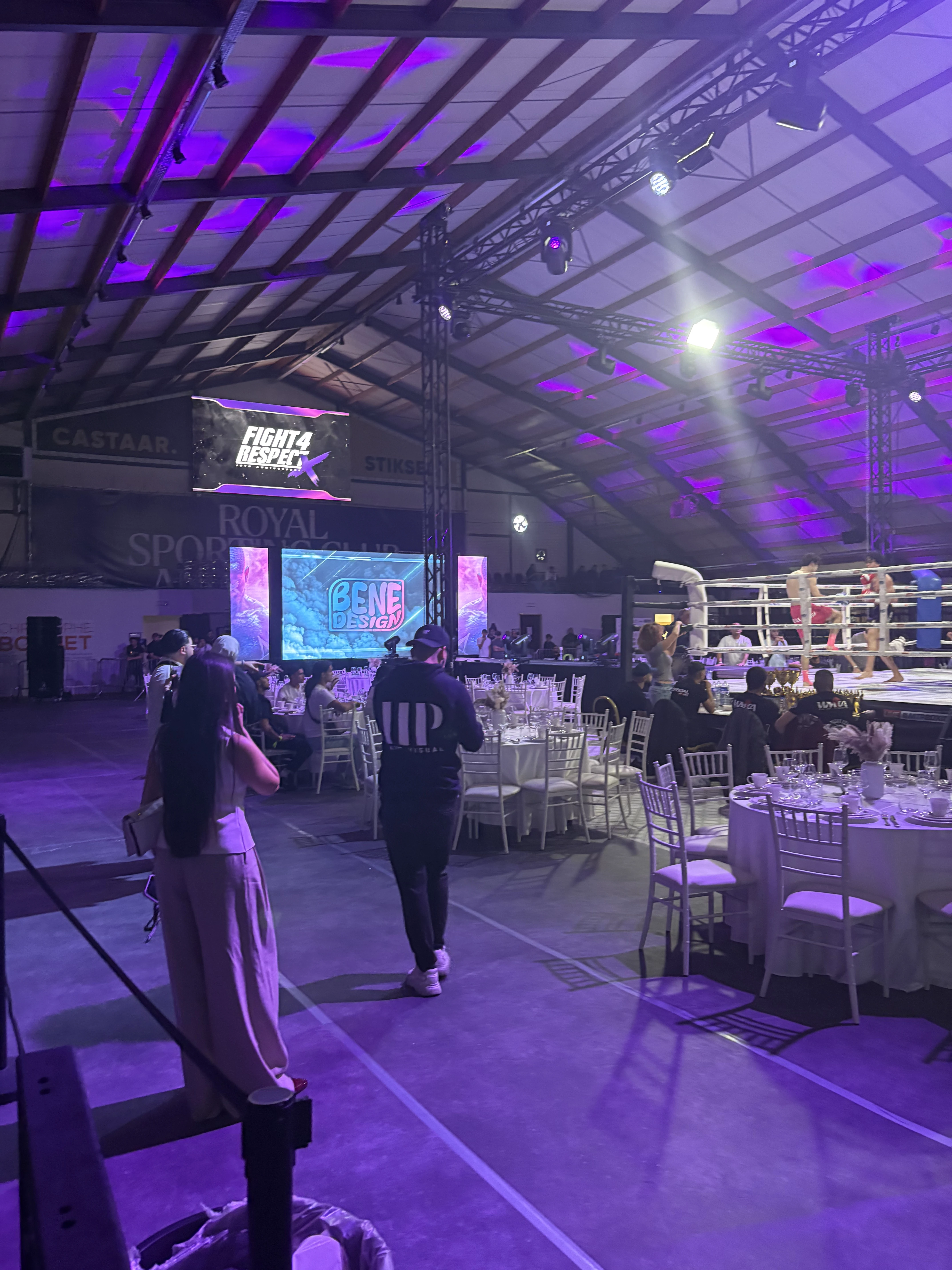 Fight 4 Respect habillage événementiel salle gala